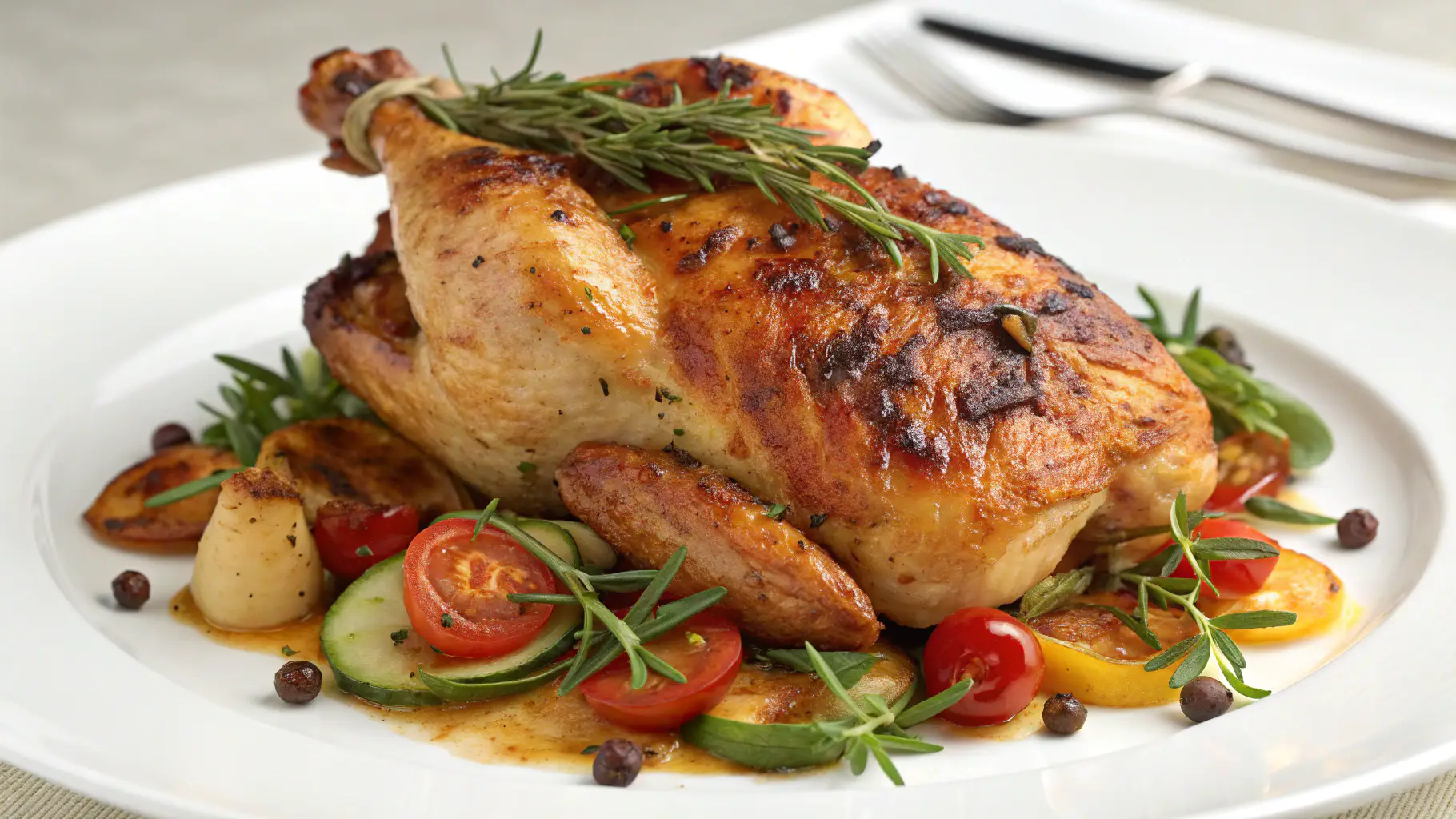 Jaw-dropping airline chicken dish